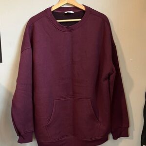 Danskin Women’s Crewneck Sweatshirt - Burgundy